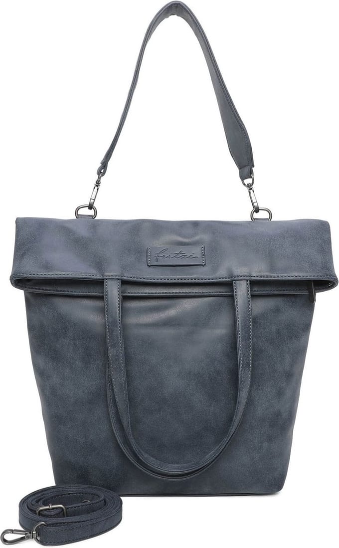 Fritzi aus Preußen Schoudertas Vintage Roja01 Tote True Blue Blauw