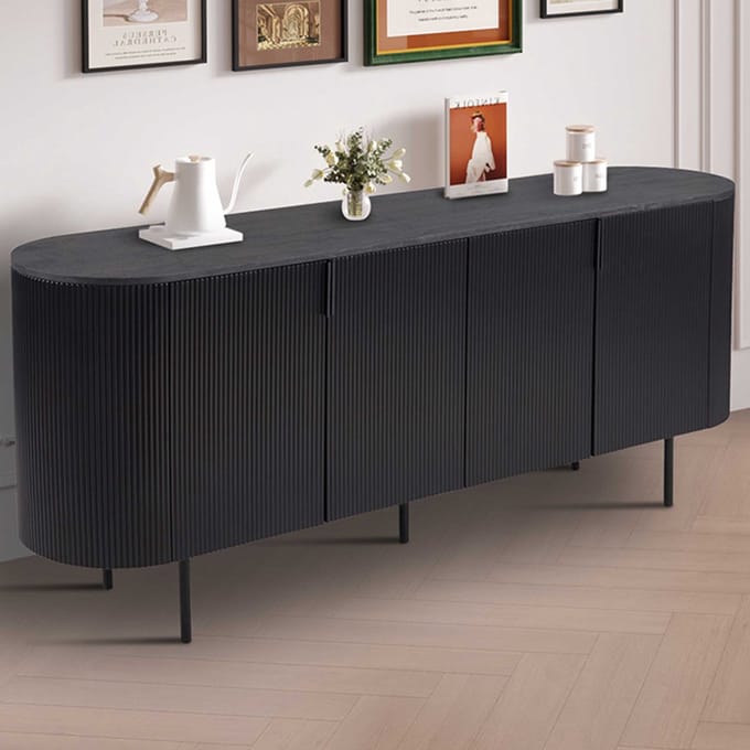 Dressoir 'Lagos' 200 cm Decor Donkerbruin