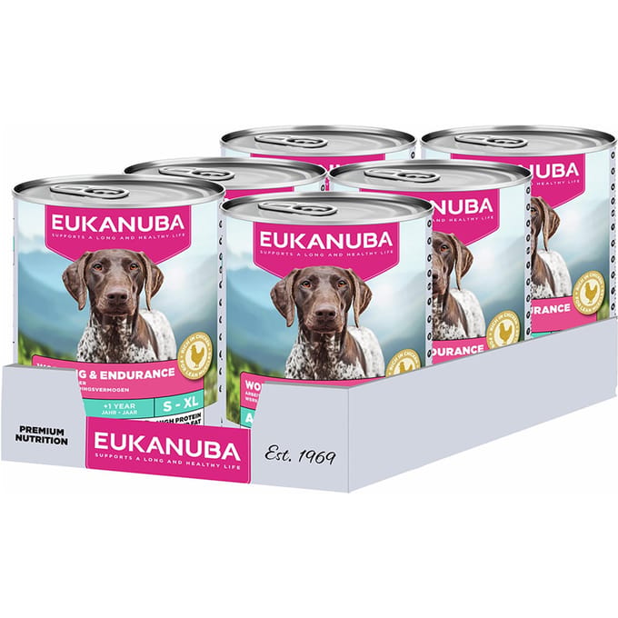 Voordeelpakket: 24x400g Eukanuba Special Care Adult Working & Endurance Hundefutter nass