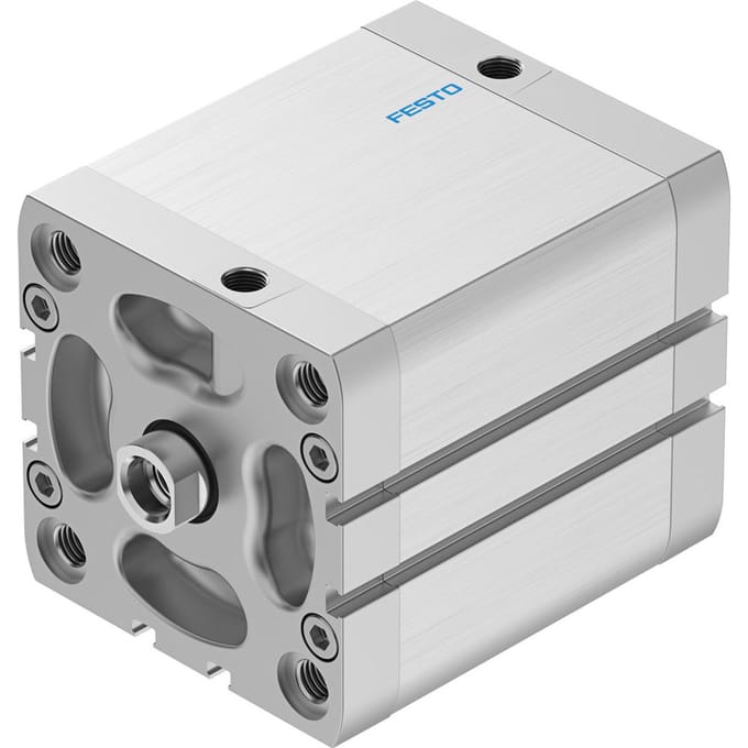Festo Compacte Cilinder 80mm Boring 60mm Slag ISO 21287 Dubbelwerkend - 572725 - P2BT9