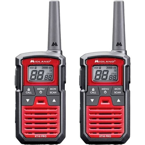 Midland XT10 PRO - Portofoonset - Walkie Talkie - PMR446 - Set van 2 stuks - C1459