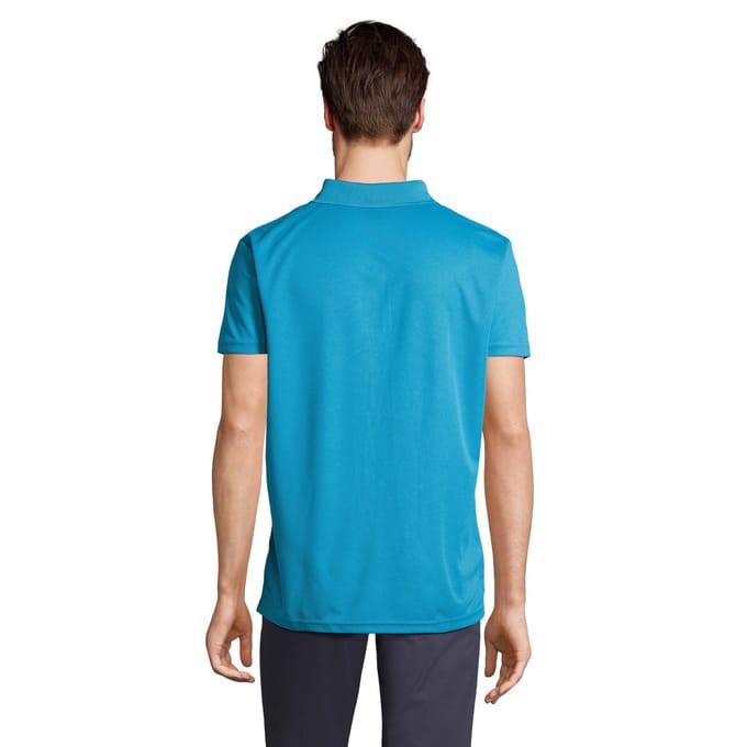 SOLS Heren Performer Sport Poloshirt (Aqua)