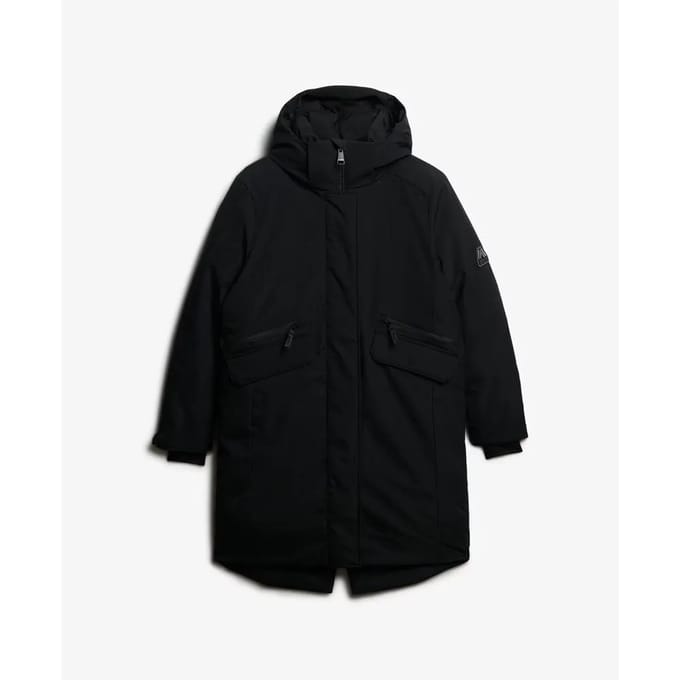 Superdry - City Fishtail Gevoerde Parka - Dames - Gewatteerde jassen