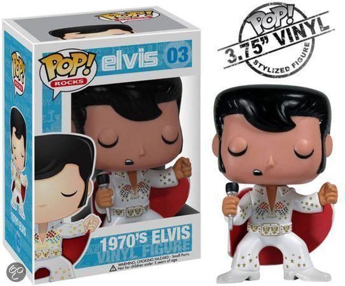 Funko Pop! Rocks - 1970's Elvis 03 RARE VAULTED Funko Pop! 2011 Release