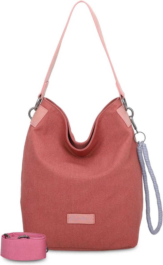 Fritzi aus Preußen Schoudertas Wudy03 Canvas Hobo Bag Rusty Lichtrood