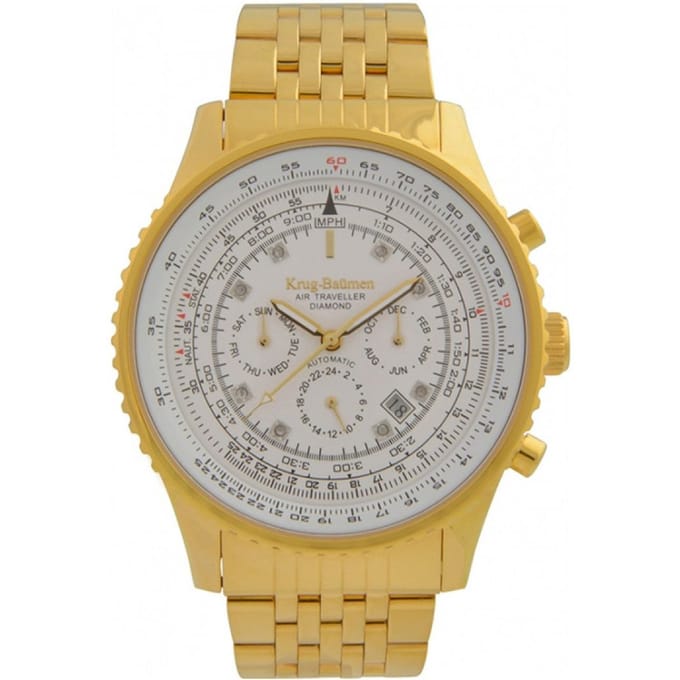 Krug- Baümen Air Traveller Diamond Automatic 46mm 600111DSA