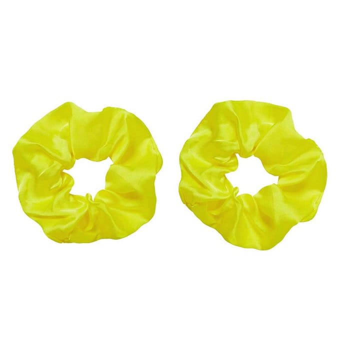 Feest armband - Scrunchie - One size / Fluor geel