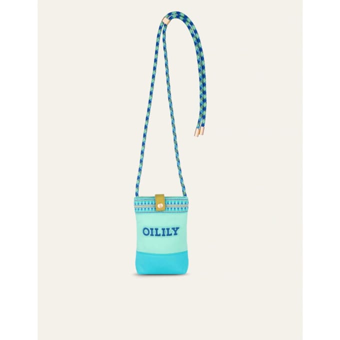 Oilily Milas Telefoontasje- maatOne size Blauwprint