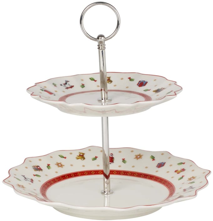 Villeroy & Boch Toy's Delight Etagère-  2-laags - 24 cm - Kerst