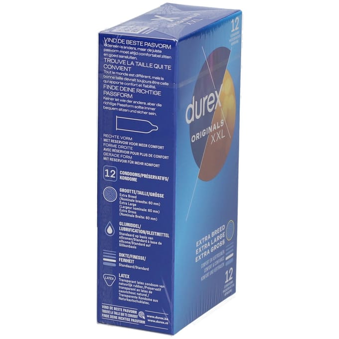 Durex - Originals XXL Condooms 12 st.