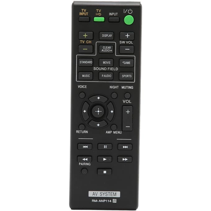 Voor Sony Soundbar Afstandsbediening Afstandsbediening voor HTCT37 HTCT380 HTCT770 HTCT780 HTCT370 HTCT380 black