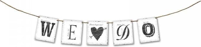 PartyDeco - Letterslinger We Do 77cm