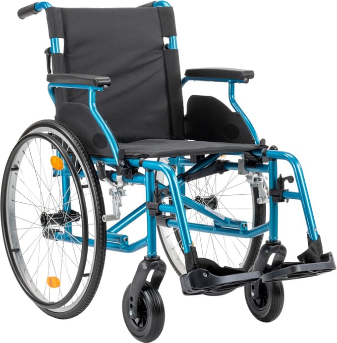 MultiMotion M7 lichtgewicht rolstoel - Zitbreedte 50 cm - In hoogte verstelbare handvatten - Inklapbaar