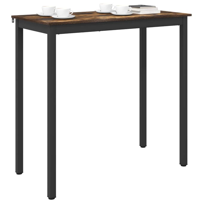 vidaXL - Staande - Bartafel - Bewerkt - hout - Rechthoekig