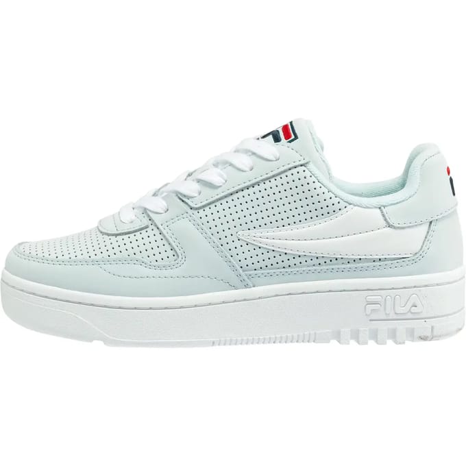 Fxventuno Perfo Low Wmn lage damesschoen van blauw glas