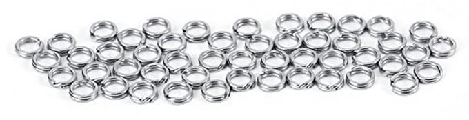Dailygoods- Splitringen 50 stuks - RVS Connector - Anticorrosief - Sterk - Duurzaam - Lichtgewicht - Visconnector