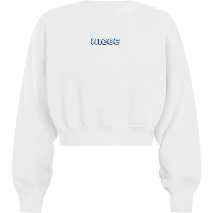 Nicce Anta Womens Witte Korte Trui
