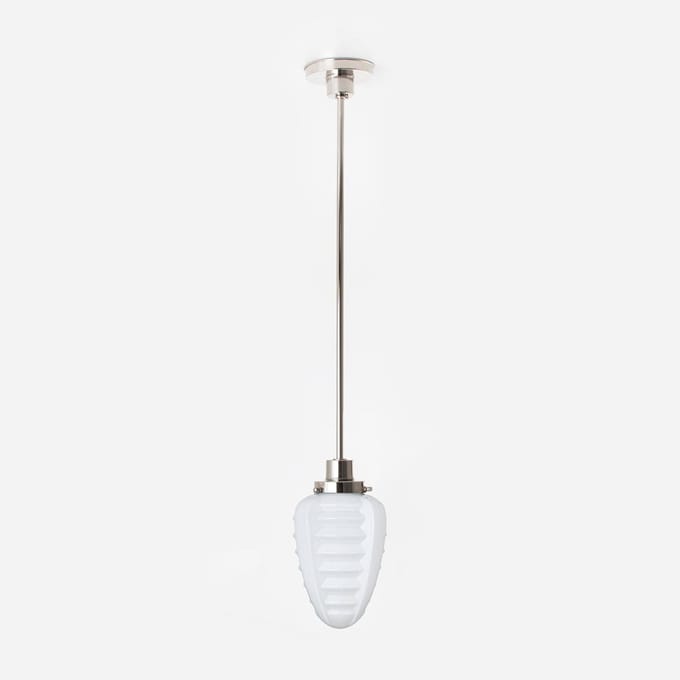 Hanglamp Parole 20's Nikkel - Art Deco Trade