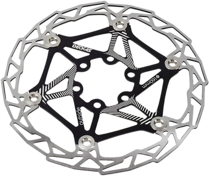 Fiets Remschijf - MTB Rotor - Krachtig Remmen - Drijvend Ontwerp - 160 mm - Zwart