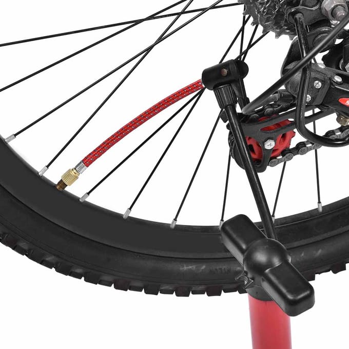 Lot de 2 tubes d'extension pour pompe gonflable de vélo d'extérieur Copper plated