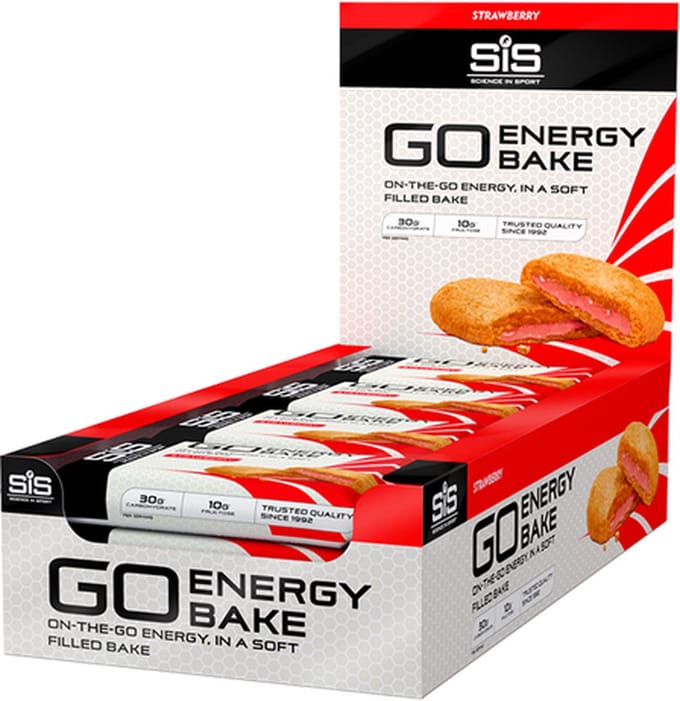SIS GO Energy Bake (12x50g) Strawberry - Functionele voeding - Eiwit Snacks