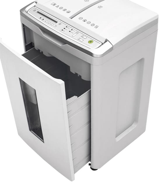 Shredder Ideaal Shredder Ideaal Shredcat 8285CC, deeltjessnijden, P-4, 53 l, 350 vel Snijcapaciteit