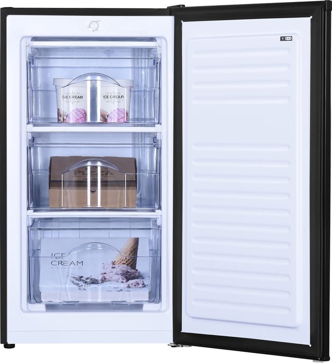 PRIMO PR150DV Vriezer Tafelmodel - Diepvries Vrijstaand - 64L - D - Zwart