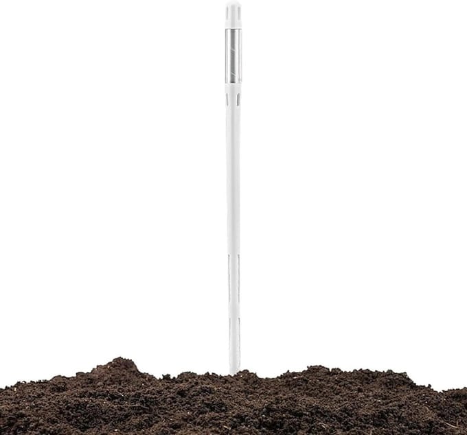 Bodemtester - Vochtigheidssensor - Planten Verzorgen - Kleurveranderend - 13 cm - Wit