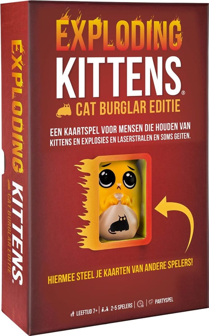 Exploding Kittens A Card Game-Cat Burglar Edition (NL) (Diversen) Nieuw
