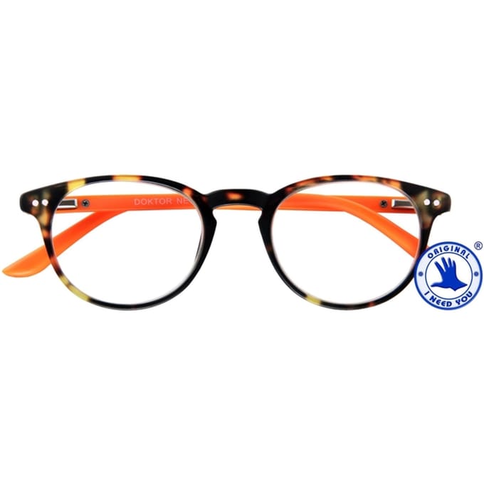 Leesbril I Need You Dokter New +1.00 dpt bruin - oranje