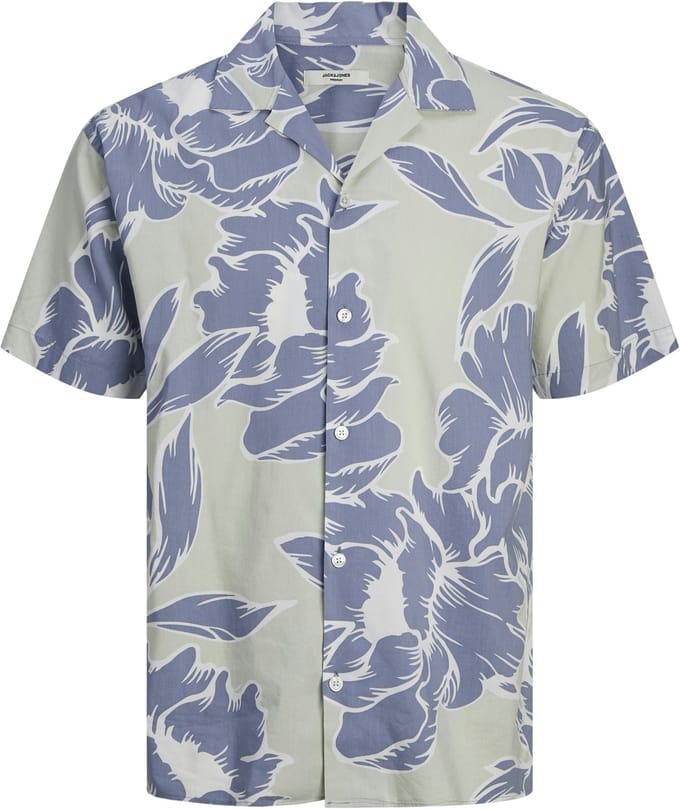 JACK&JONES - JPRBLAPALMA RESORT SHIRT S/S SN - Heren - Overhemden