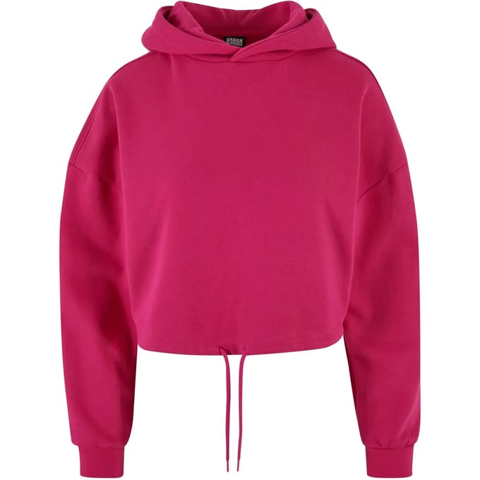 Urban Classics - Cropped Oversized Hoodie/trui - XL - Roze
