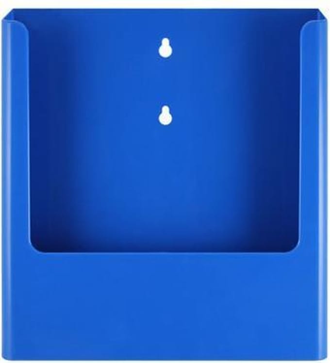 Folderhouder magnetisch A4 (staand/blauw)
