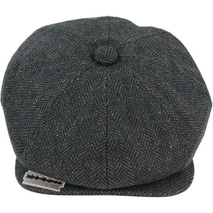 Peaky Blinders Tweed-hoed voor heren met scheermesje