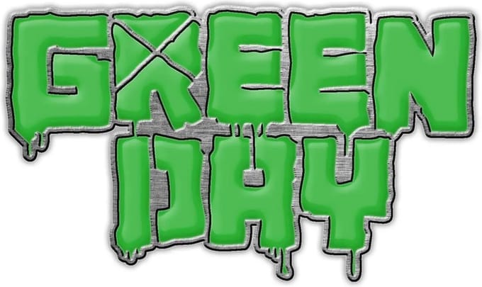Green Day - Logo - ijzeren pin