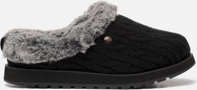 Skechers Keepsakes Ice Angel dames pantoffels - Zwart - Extra comfort - Memory Foam - Maat 36