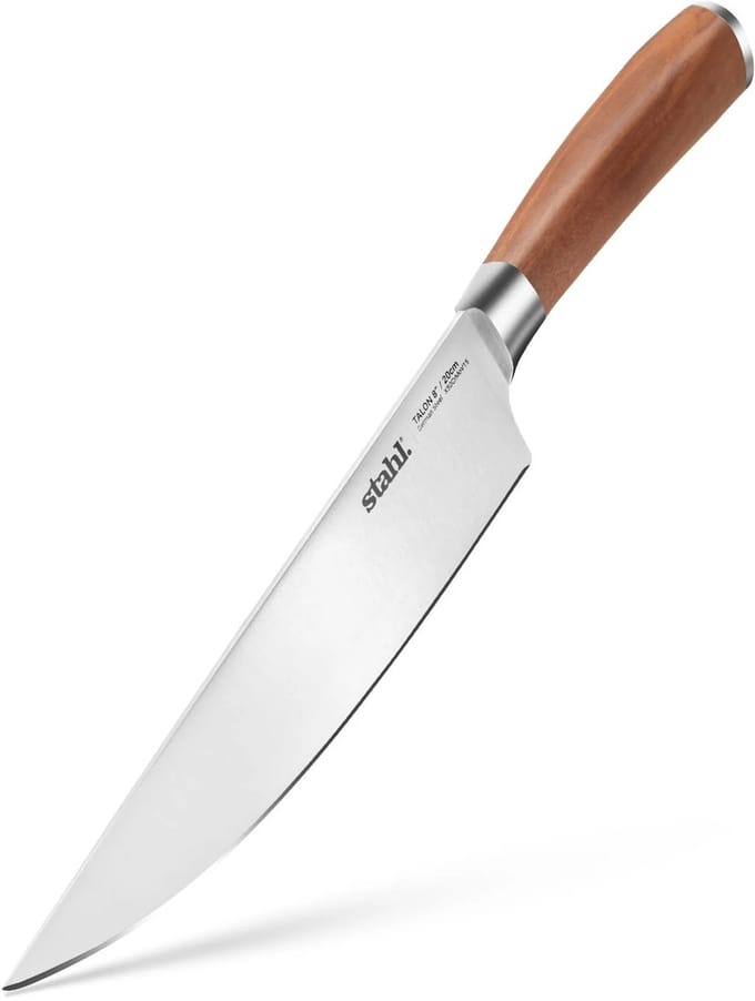 Stahl – Talon Koksmes – 20cm – Duits staal - Walnotenhout handvat