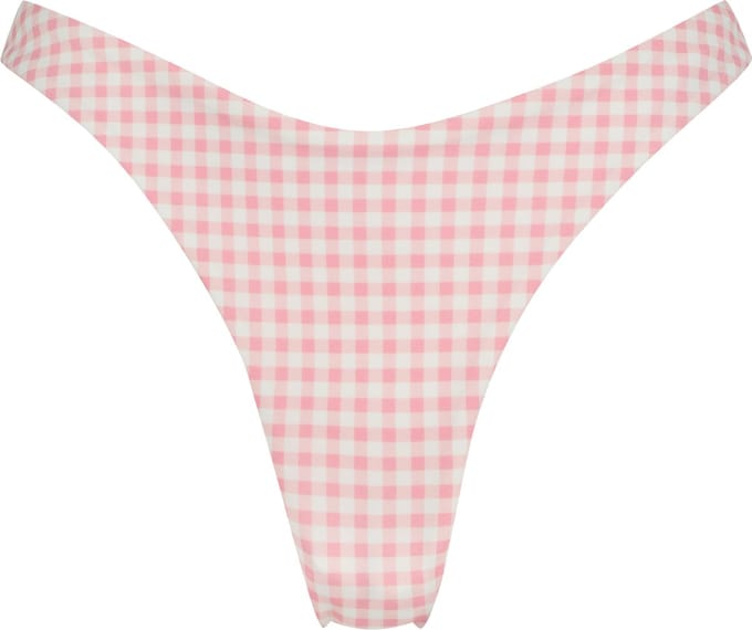 Hunkemöller Dames Badmode High leg bikinibroekjeSeychelles  - Roze - maat M
