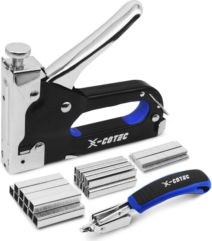 Heavy Duty Handnietmachine voor hout - Professionele DIY & Crafts Tool met 3000 Nietjes