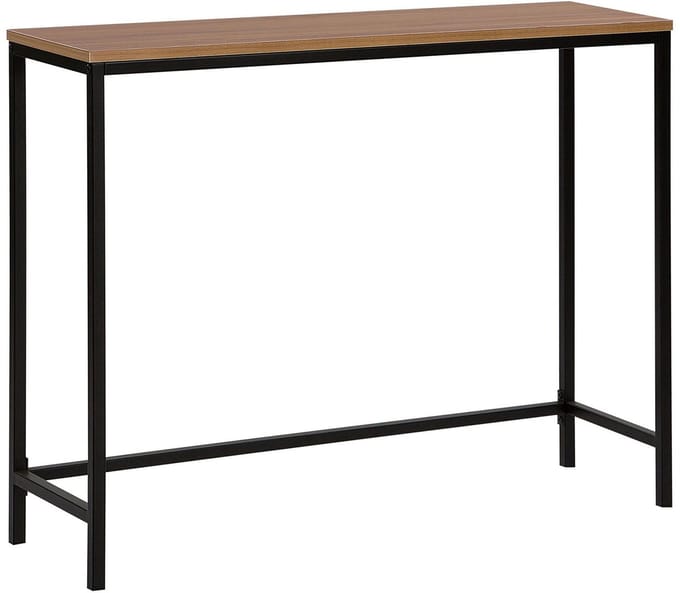 TULIA - Consoletafel - Donkere houtkleur - MDF
