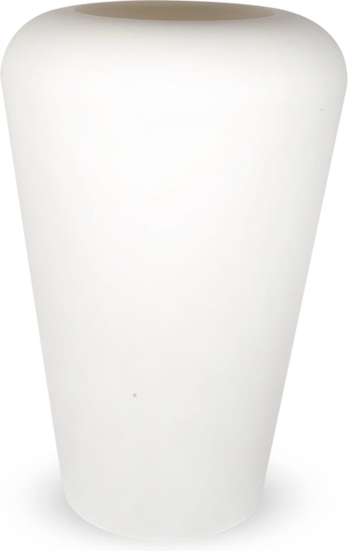 HTT - Bloempot Max, H80 cm, wit