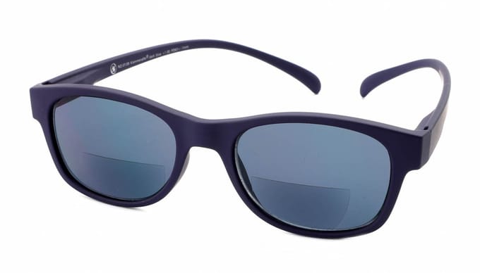 Leeszonnebril bifocaal Klammeraffe-+2.50-Donker Blauw