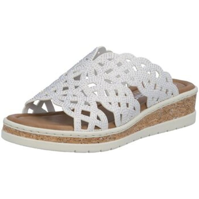 Rieker Slipper Wit - Maat 36