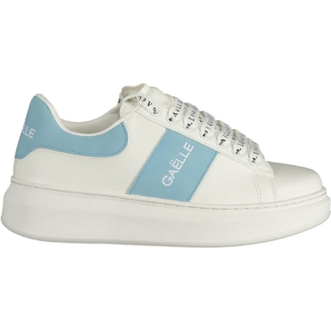 Gaelle Paris Bianco Polyurethaan Dames Sneakers