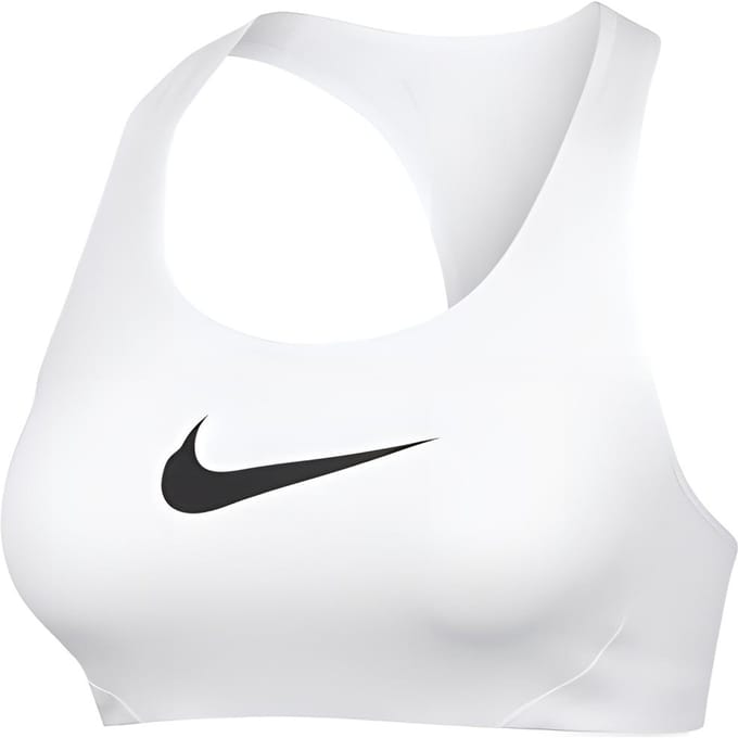 Nike Pro BH Strak Sportondergoed Wit Dames Ondergoed 831210-100 XL white