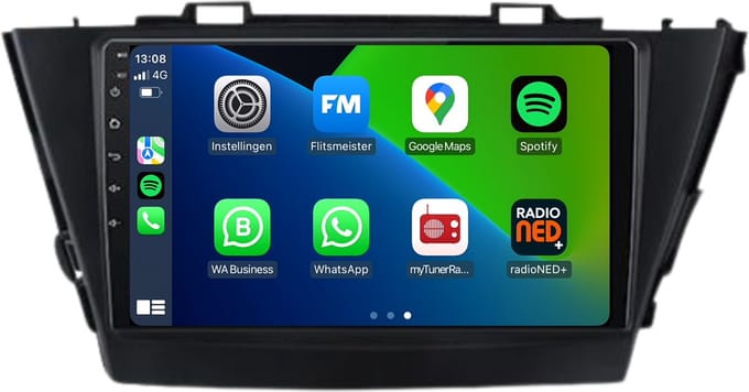 Carplay autoradio voor Toyota Prius | 2009 t/m 2015 | Android 13 | Draadloos Apple Carplay & Android Auto | 2GB + 32GB | 8-Core processor | Davilon | 2025 model | 2009 2010 2011 2012 2013 2014 2015 Bluetooth & Wifi