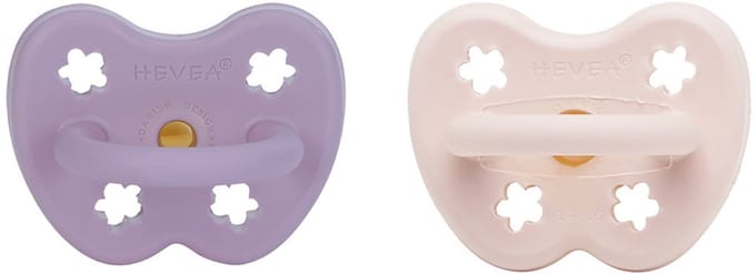 Two-Pack Orthodontic Teat 3-36 Months (Powder Pink & Lavender)
