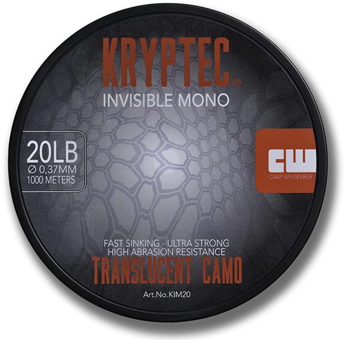Carp Whisperer - Invisible Mono karperlijn - Diameter: 0,37mm - 1000m lijn