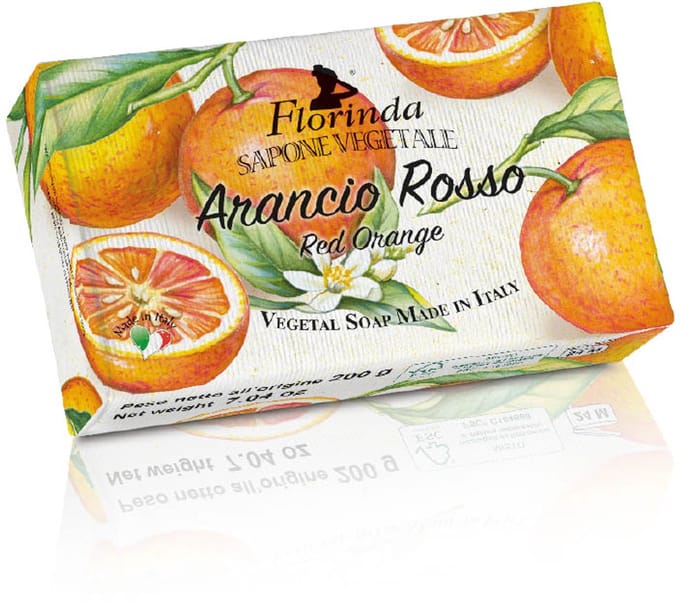 Florinda Emozione Arancio Rosso vaste zeep 200 g