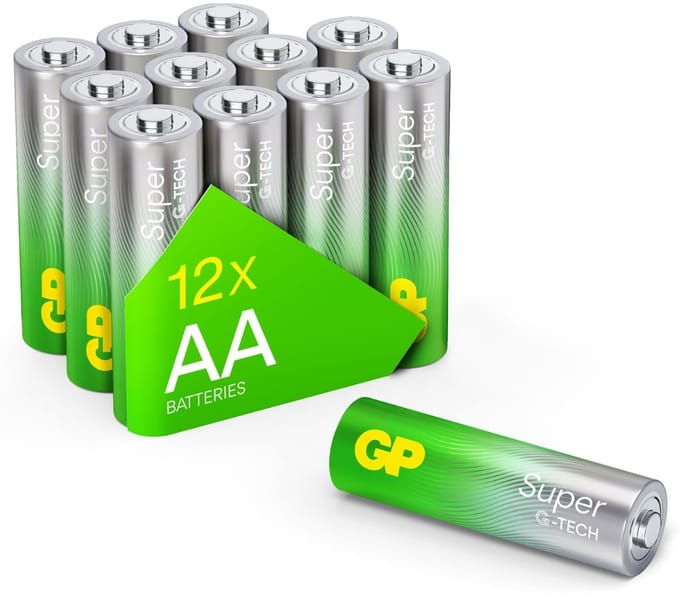 GP GPPMDALKA15AC12416 AA batterij (penlite) Alkaline 2600 mAh 1.5 V 12 stuk(s)